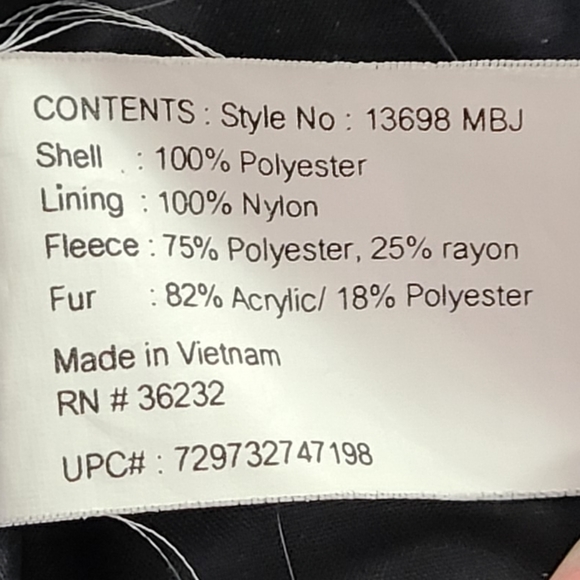 Gallery Quilted Jacket, Black sz Small - Picture 7 of 7